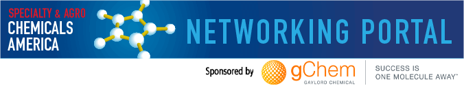 Specialty & Agro Chemicals America Networking Portal sponsored by gChem